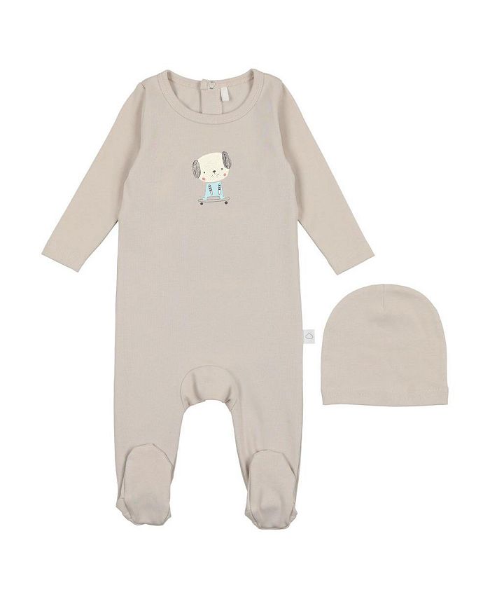 Pouf Baby Baby Boys Graphic Puppy Footie Macy's