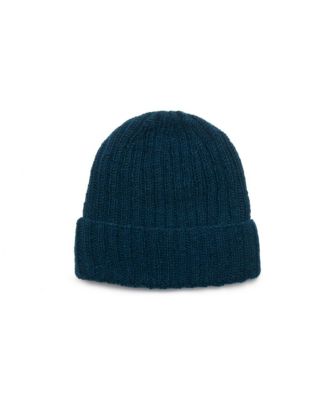 Women s Artisan Hand-Knit Denali Ribbed Wool Beanie Hat
