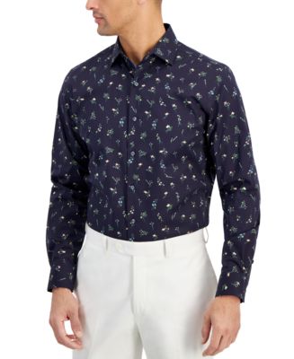 Bar III Men's Slim-Fit Spring Garden Dress Shirt, Created for Macy's ...