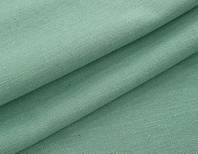 1 Piece Moroccan Sparkle Rod Pocket Semi Sheer Voile Beaded Trim Window Valance - Tan