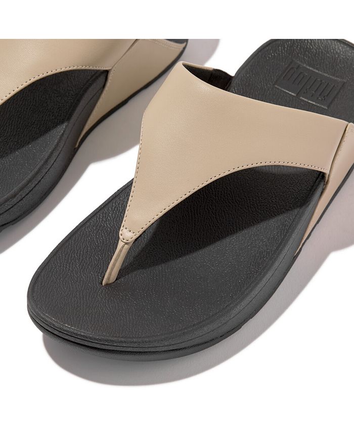 Women's Lulu Leather Toe-Post Sandals | FitFlop CA