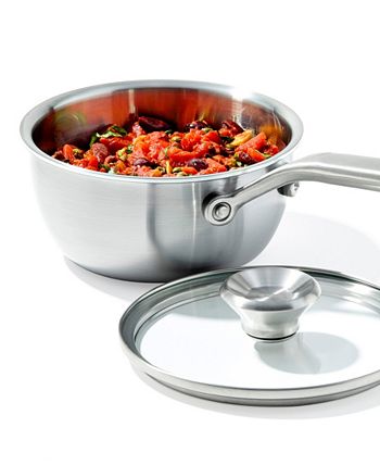 OXO Mira 3-Ply Stainless Steel Frying Pan, 12