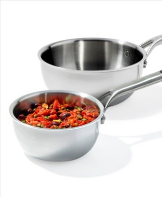 Mira Tri-Ply Stainless Steel 2 Piece Covered Chef's Pan Set