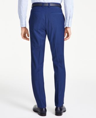 Men's Modern-Fit Wool Suit Pants