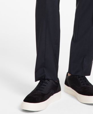 Men's Modern-Fit Wool Suit Pants