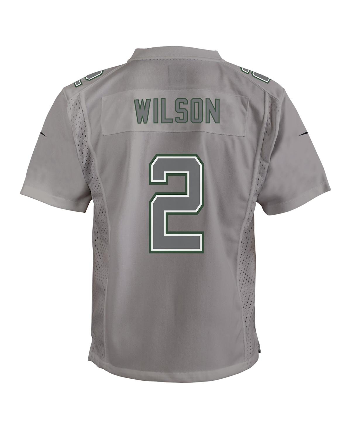 Big Boys Nike Zach WilsonNew York Jets Atmosphere Game Jersey - Gray