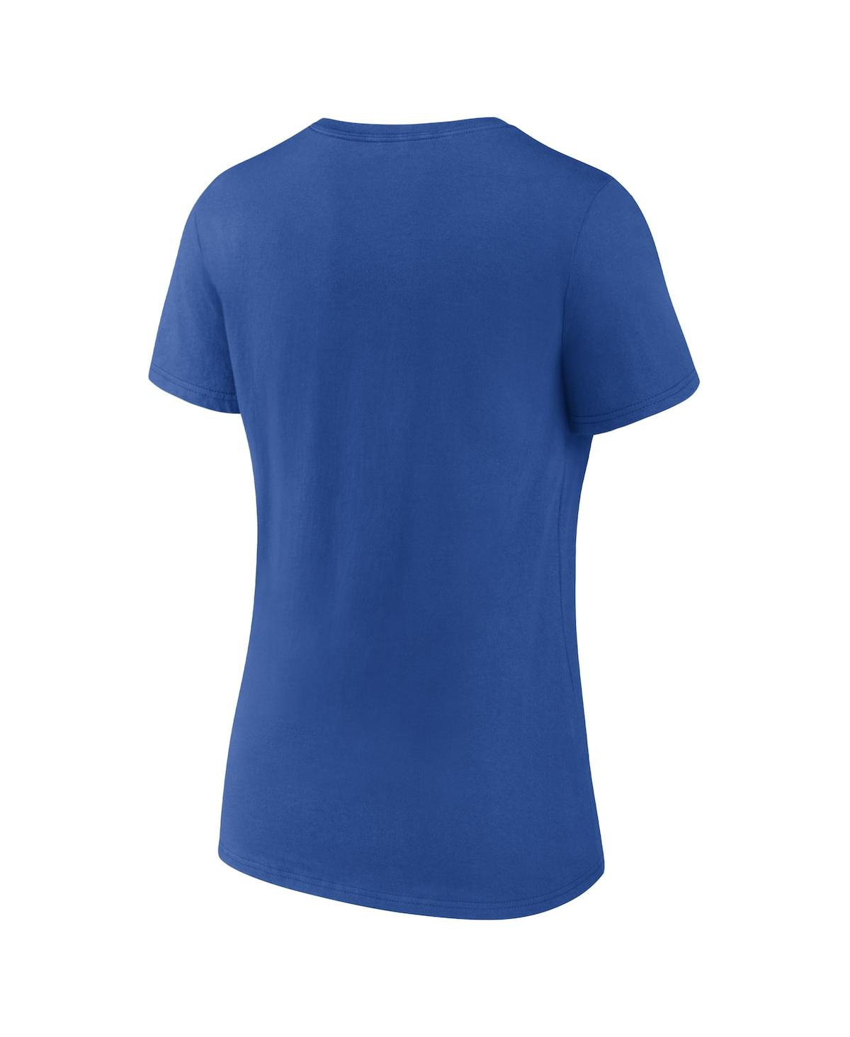 Fanatics Women's  Royal Indianapolis Colts Shine Time V-neck T-shirt In Royal
