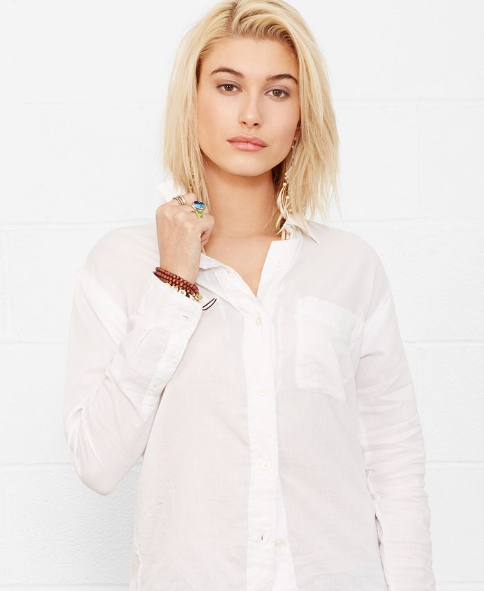 Denim & Supply Ralph Lauren LongSleeve Boyfriend Shirt Macy's