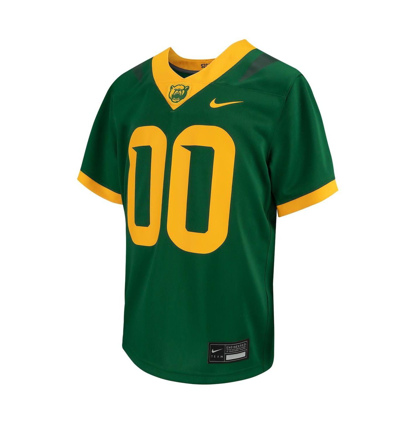 Детское джерси Nike Big Boys #00 Forest Green Baylor Bears Untouchable Replica Game Jersey — фото 3