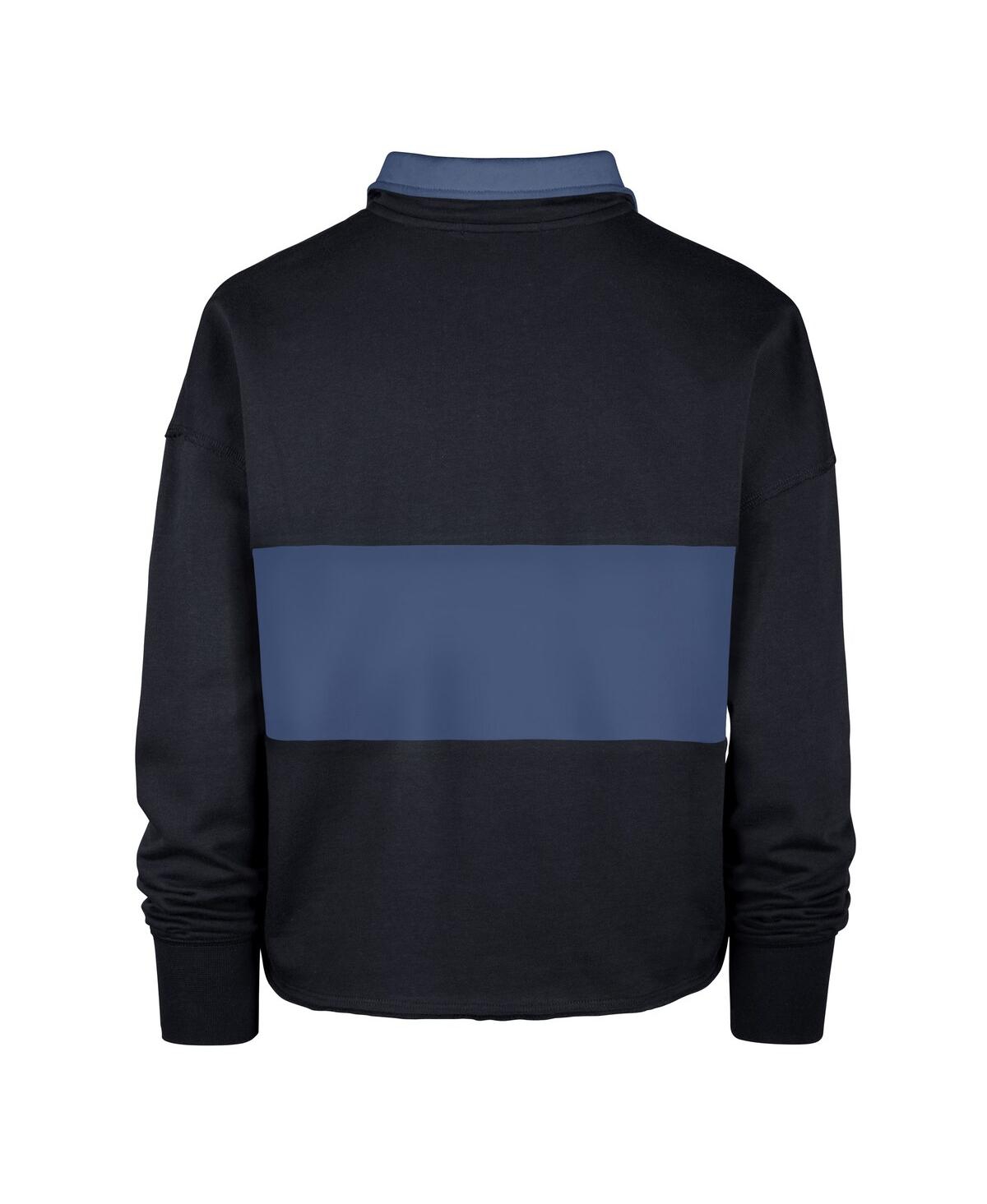 Women's '47 BrandChicago Cubs City Connect Bae Remi Quarter-Zip Jacket - Navy