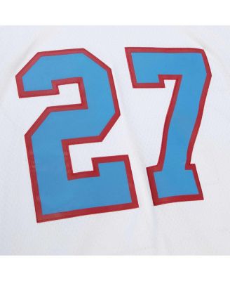 Men's Eddie George White Tennessee Oilers Legacy Replica Jersey