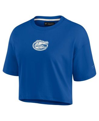Women's Royal Florida Gators Super Soft Boxy Cropped T-shirt