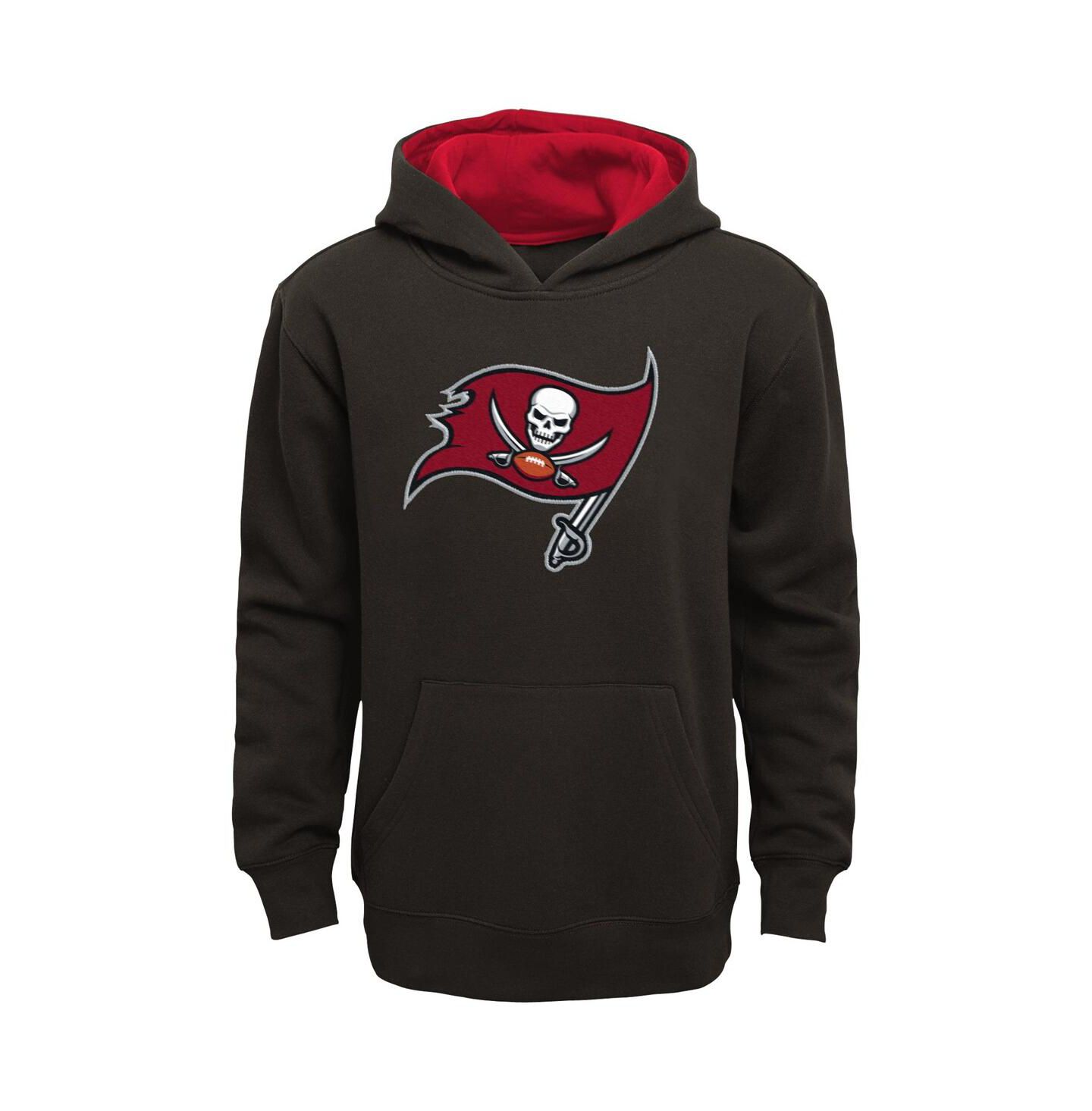 Худи Outerstuff Pewter Tampa Bay Buccaneers Prime Pullover для мальчиков — фото 1