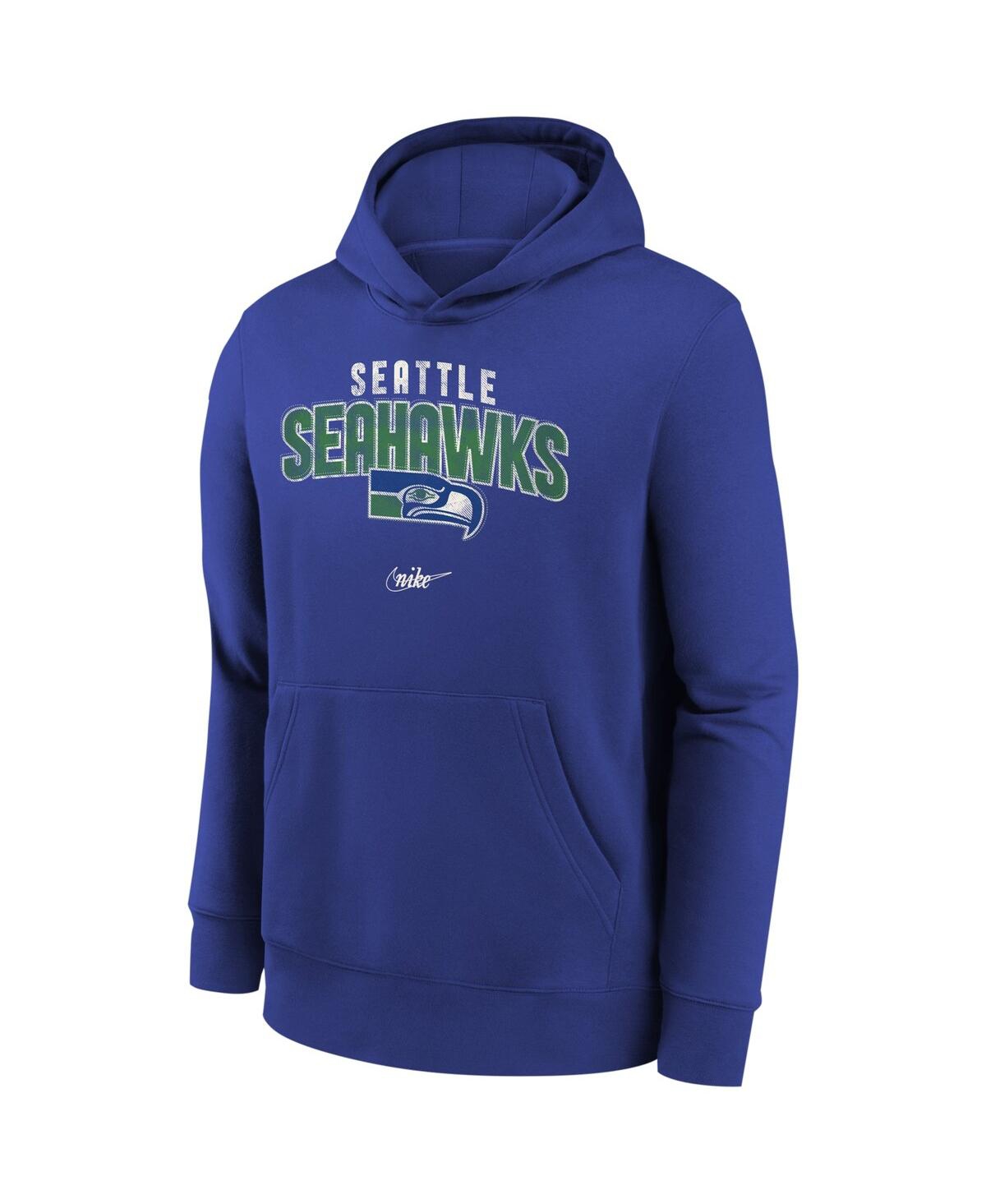 Seattle Seahawks Nike Classic Pullover Hoodie - Royal