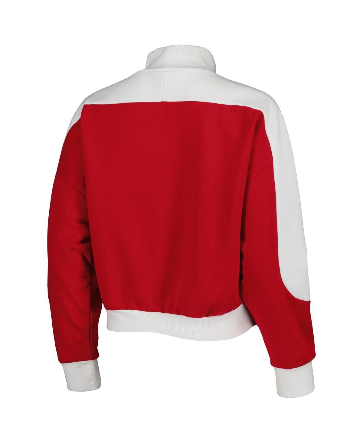 Gameday Couture Crimson Oklahoma Sooners Make It A Mock Sporty Pullover Sweatshirt In Crimson