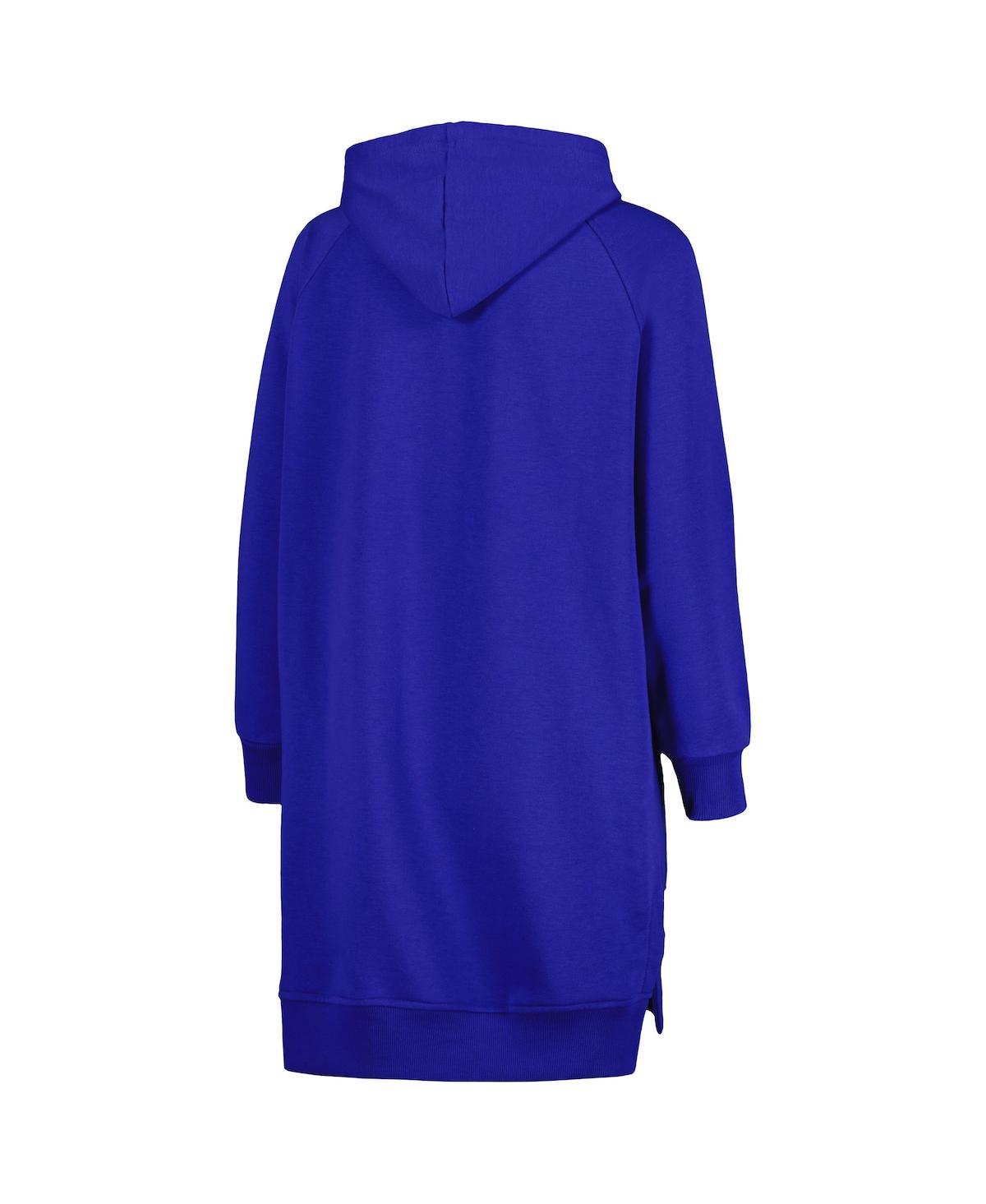 Gameday Couture Royal Kentucky Wildcats Take A Knee Raglan Hooded Sweatshirt Dress In Royal