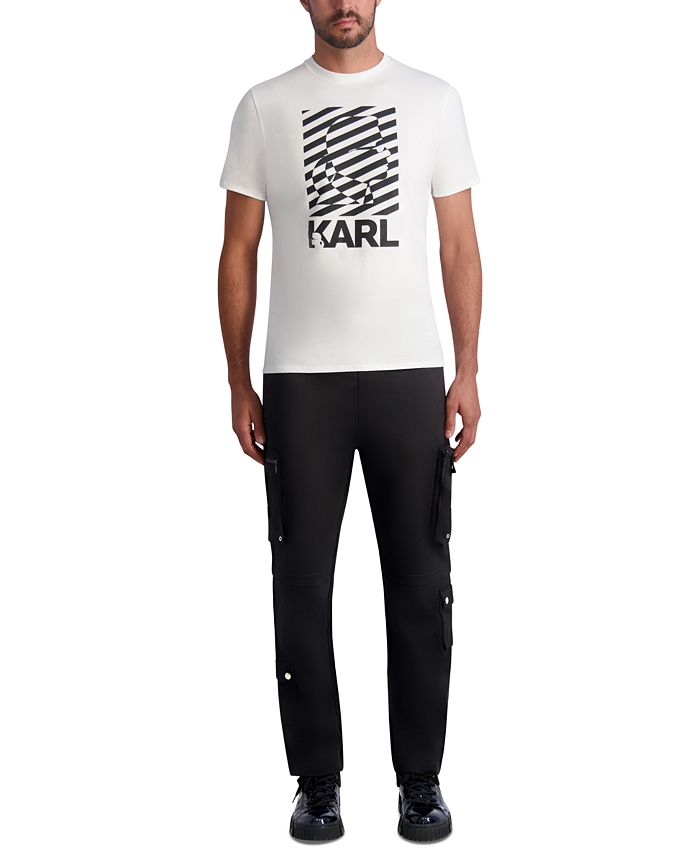 KARL LAGERFELD PARIS Men's SlimFit Profile Graphic TShirt Macy's