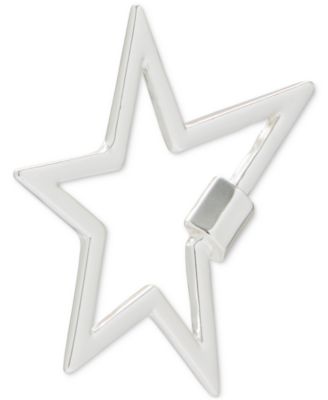 Lucky Brand - Silver-Tone Open Star Pin