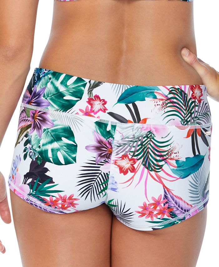 Raisins Juniors' Surf FloralPrint Swim Shorts Macy's