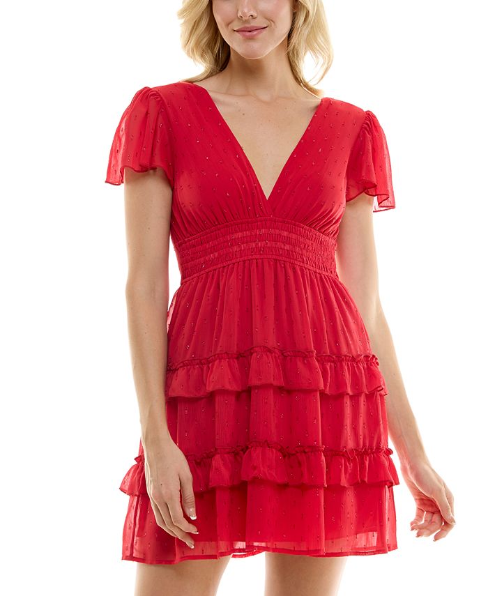 Chiffon ruffle deals skirt outfit