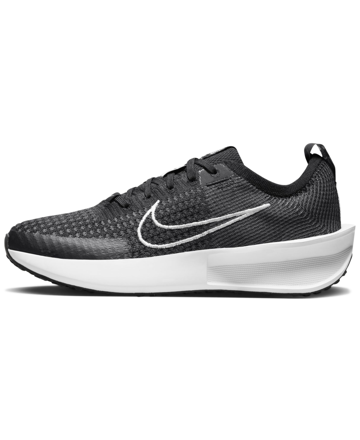 Nike Women's Interact Running Sneakers From Finish Line In Black,white