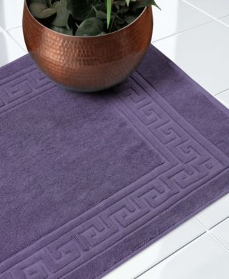 Cotton Greek Key Infinity Border 2-Pc. Bath Rug Set