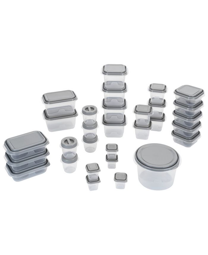 GoodCook EveryWare 4 Cups Medium Rectangles Containers +