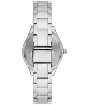 Women's Quartz Three Hand Silver-Tone Alloy Watch 33mm, Gift Set