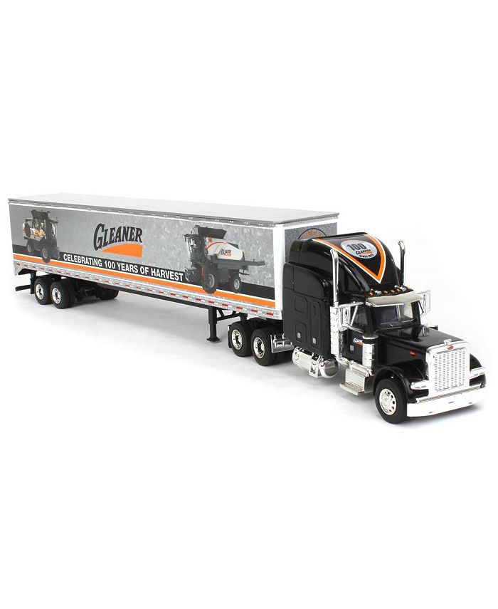 Spec Cast 1/64 Peterbilt 379 Semi Truck with a Box Trailer Gleaner ...