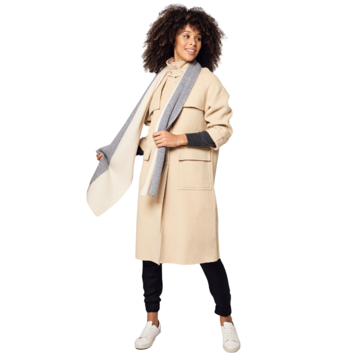 Bellemere Women's Beige Wool Coat - Beige