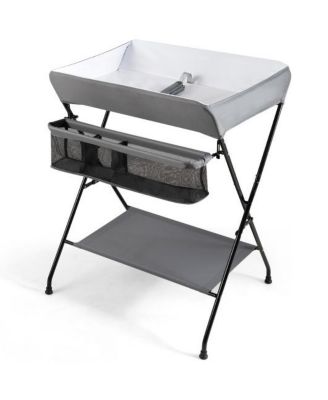 Portable Infant Changing Station Baby Diaper Table with Safety Belt