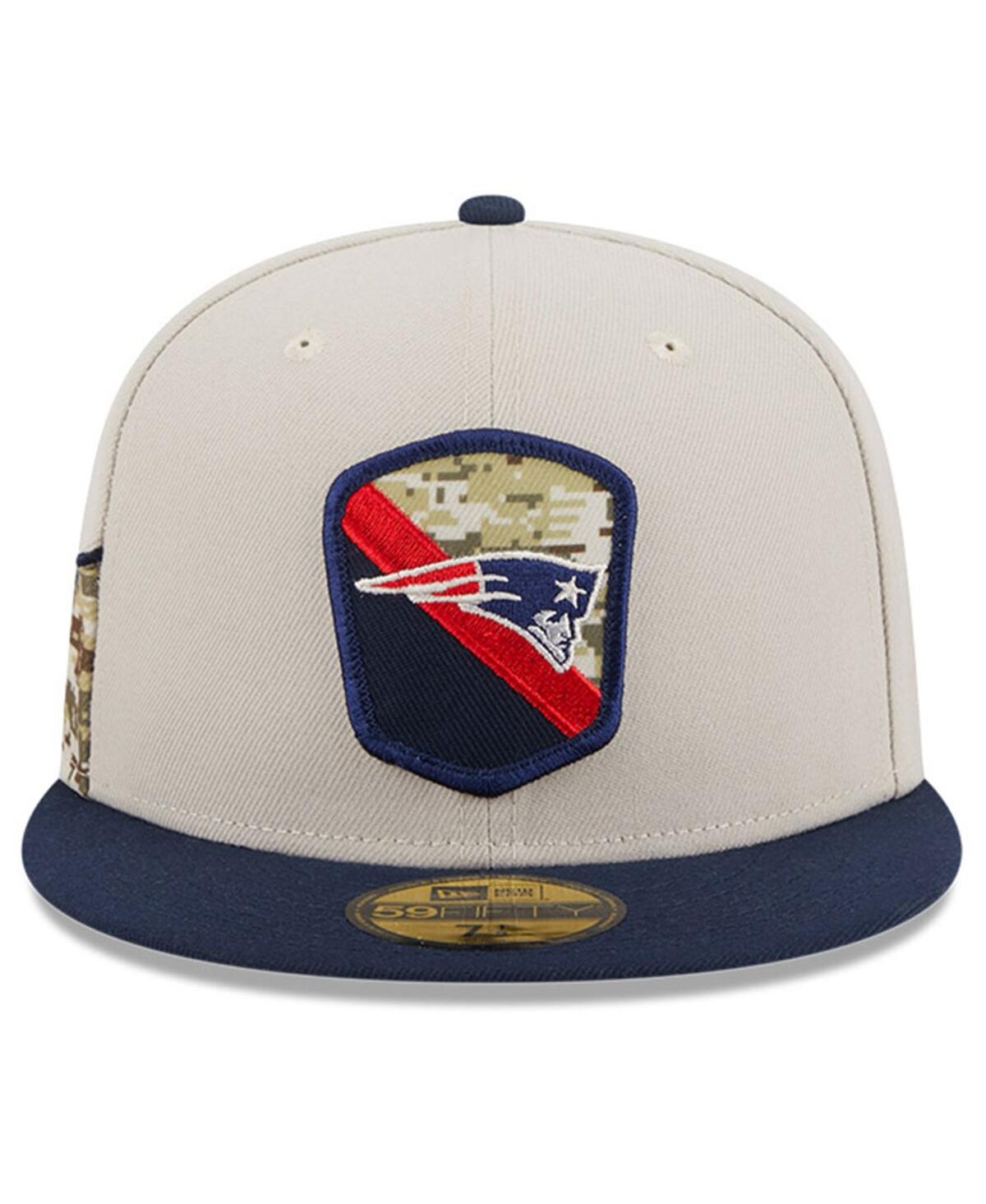 Men's New Era Navy New England Patriots 2023 Salute To Service 59FIFTY Fitted Hat - Navy