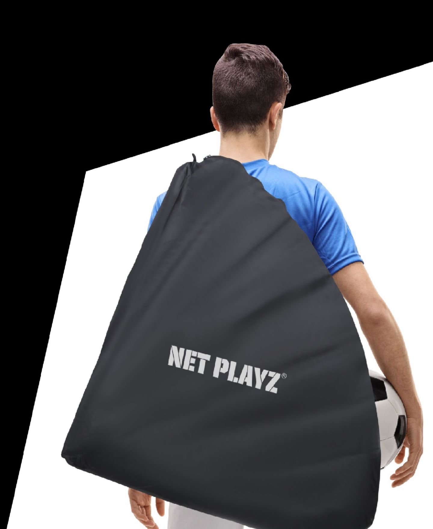 Детская игрушка NET PLAYZ GlowGame Playz Mini 4' x 3' Glow in the Dark Pop-Up Portable Soccer Goal, Ages 3+ — фото 6