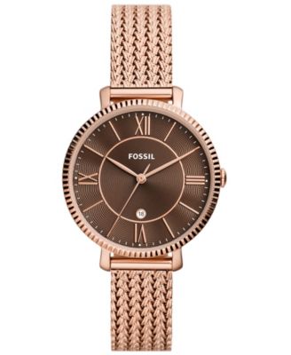 Fossil jacqueline clearance gold watch