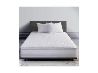 Guardmax Waterproof White Quilted Down Alternative Mattress Protector ...