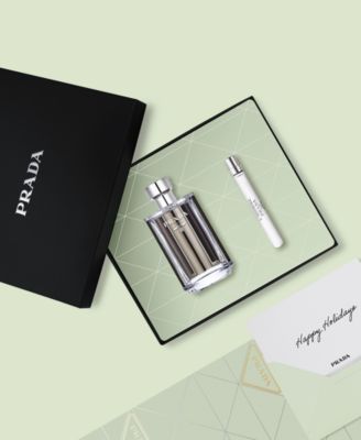 PRADA Men's 2-Pc. L'Homme Eau de Toilette Gift Set - Macy's