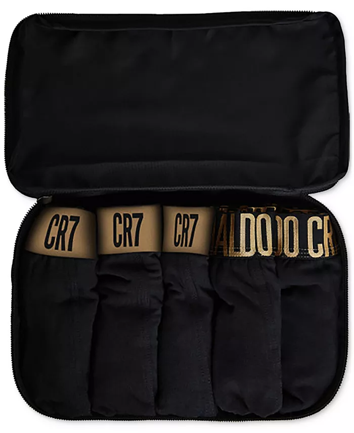 Cristiano Ronaldo Men's Trunk, Pack of 5 with Travel Bag - thumbnail 4