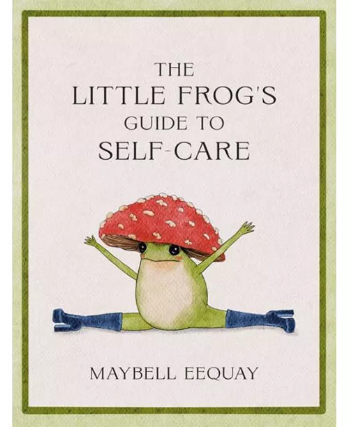 A book cover with a frog on it