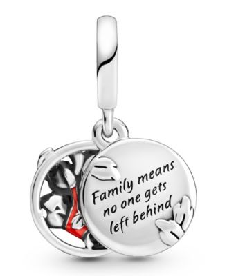 Sterling Silver Disney Lilo Stitch Family Dangle Charm