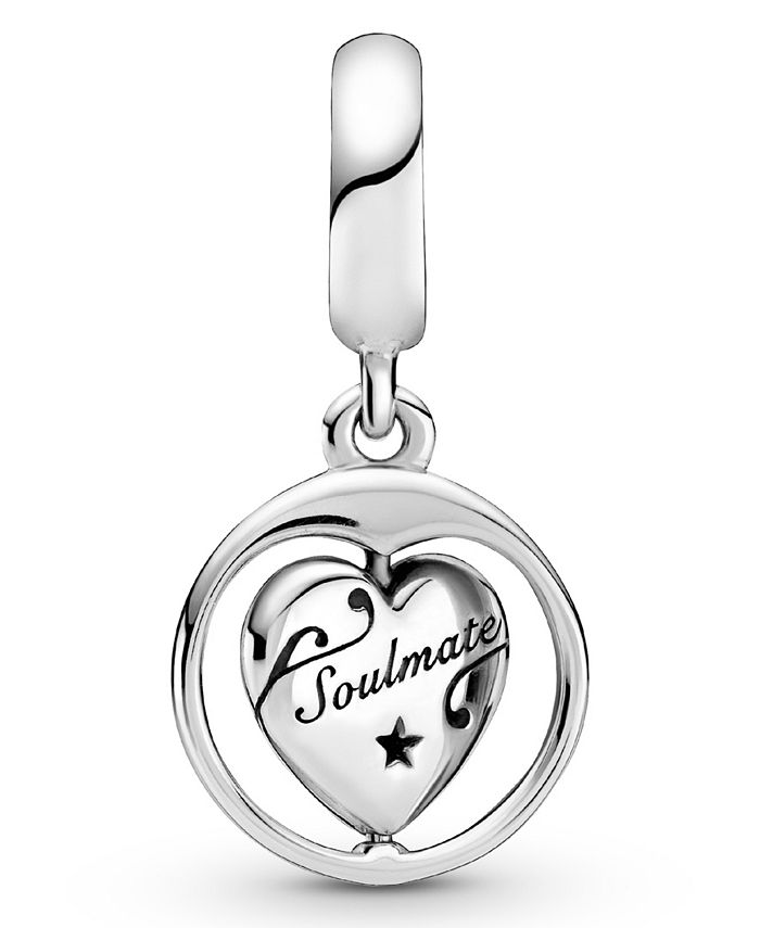 Pandora Cubic Zirconia Spinning Forever Always Soulmate Dangle Charm ...