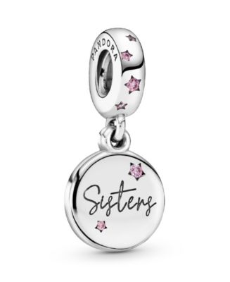 DALARAN Sterling Silver Granddaughter Charm - Cubic Zirconia Dangle Bead For Bracelet Or Necklace