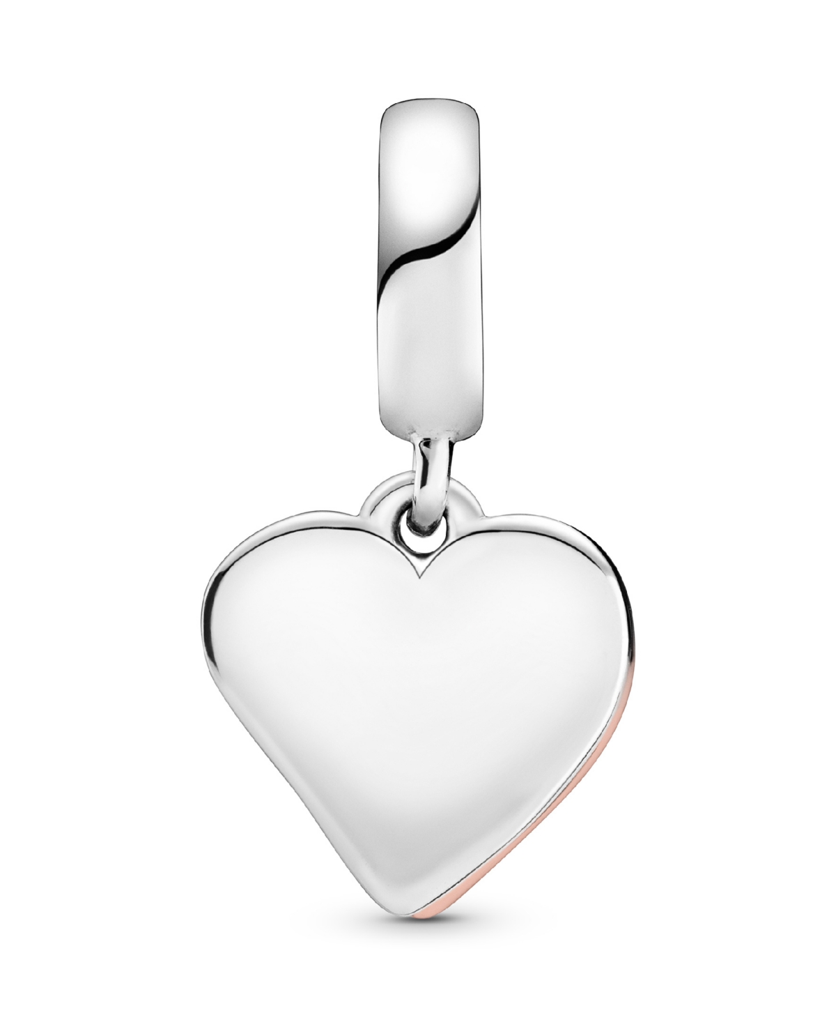 Pandora Cubic Zirconia Sparkling Freehand Heart Dangle Charm