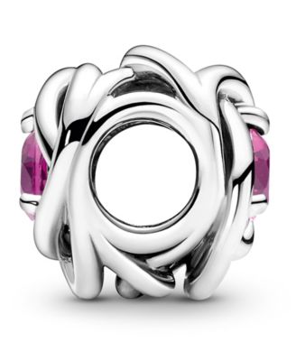 Birthstone Crystals Eternity Circle Charm