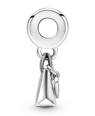 Sterling Silver Shopping Bag Dangle Charm