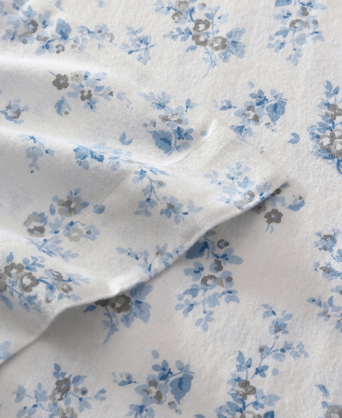Laura Ashley Cotton Flannel 4 Piece Sheet Set, Full