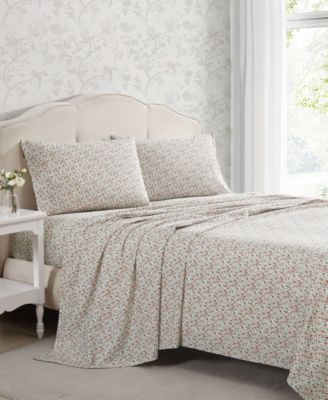 Cotton Percale 4-Pc. Sheet Set, Queen