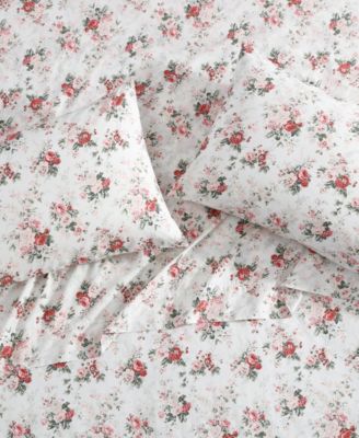 Cotton Percale 3-Pc. Sheet Set, Twin