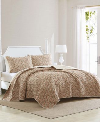 Loves ton Cotton Reversible 3-Piece Quilt Set, King