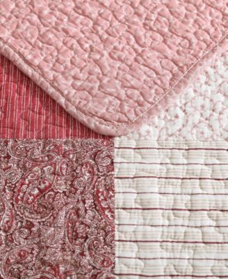 Celina Patchwork Cotton Reversible 3-Piece Quilt Set, King
