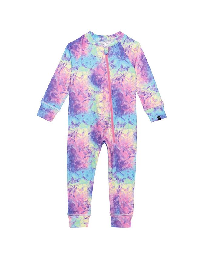 Deux par Deux Baby Girl One Piece Thermal Underwear With Frosted
